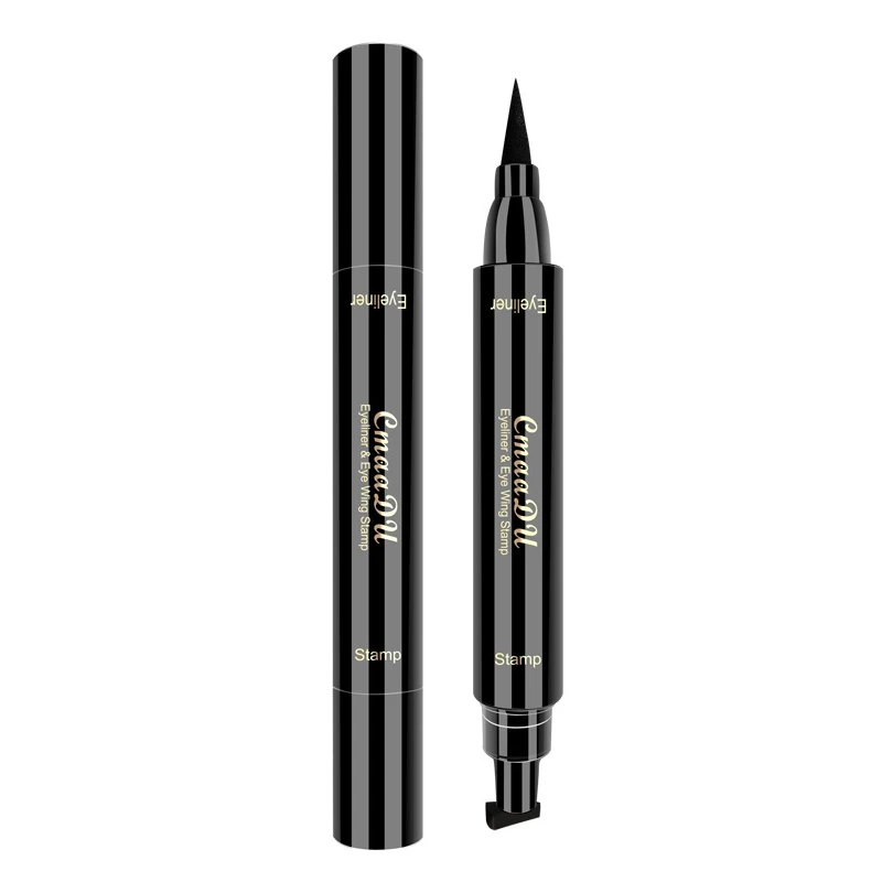 Makeup Cosmetics Women Eyeliner Liquid Pen Waterproof Long Lasting Quick Drying Smooth Matte Eyeliner Stamp Eye Pencil