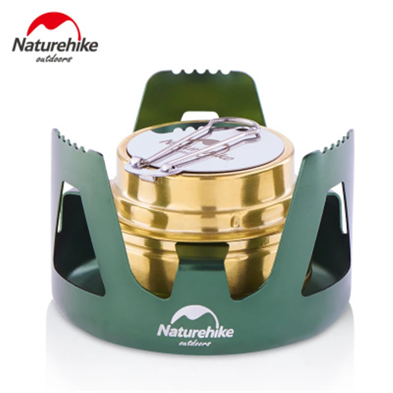 

Naturehike Mini Camping Stove Ultralight Outdoor Picnic Alcohol Stove Head Bearing 5kg Portable Camping Cookware Equipment