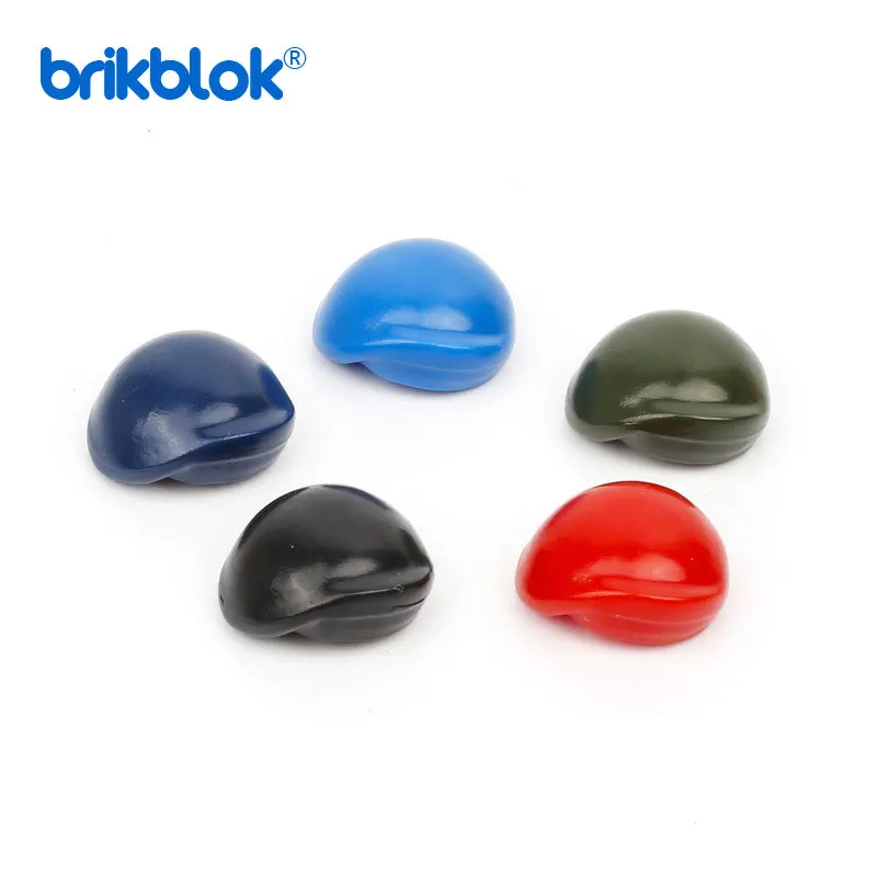 Bérets de blocs de l'armée pour enfants, casquette militaire, chapeau, casque, figurines MOC, jouets de construction pour enfants, 10 briques