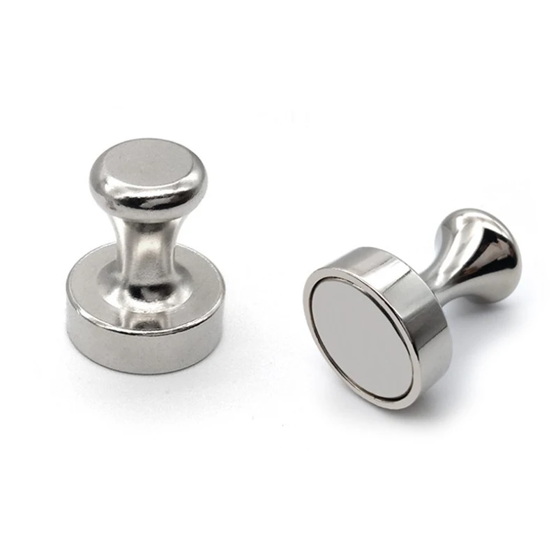 Bộ 5 Kim Loại Pin Nhấn Nam Châm Neodymium Nam Châm Đất Hiếm Cho Tủ Lạnh Lịch Bản Đồ Biển Thông Báo Dán Trang Trí Nhà