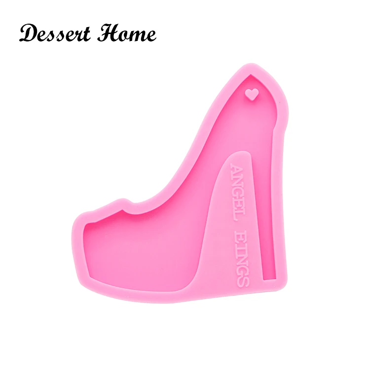 DY0150 Silicone High Heels Mold for DIY Keychain Jewelry Making Tools Epoxy Resin Resin Moldes Shiny Glossy