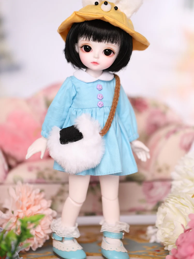 1/6 skala BJD puppe nettes kind süße mädchen BJD/SD Harz figur puppe Modell Spielzeug geschenk. vollen satz mit Kleidung, schuhe, perücke A0099Miyo YOSD