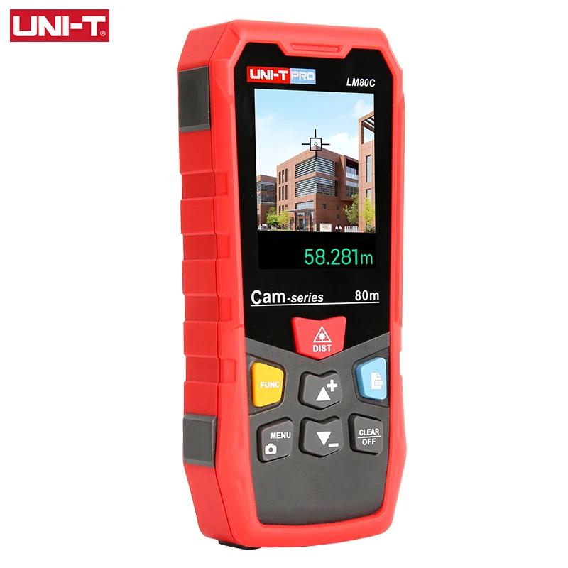 UNI-T Laser Distance Meter 80m 120m 200m IP65 High Precision Camera Mode Laser Rangefinder Measuring Tape