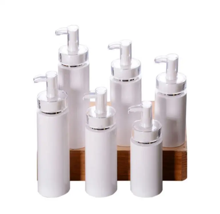 

Empty PET Plastic Bottle Lotion Pump Bottle e Liquid Perfume Spray Bottle Acrylic Pump 120ml 160ml Cosmetic Container SN3341