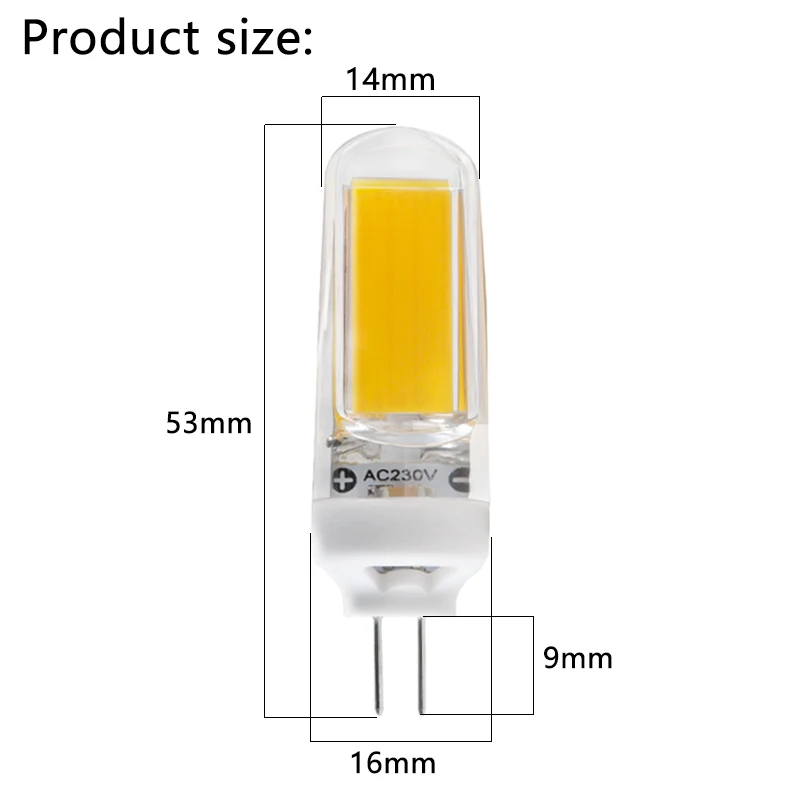 Bombilla G4 Led Bulb 3W COB Super 110v 220v 12V Dimmer Glass Spotlight Candle Lighting Dimming 360 Degree Replace Halogen Lamp