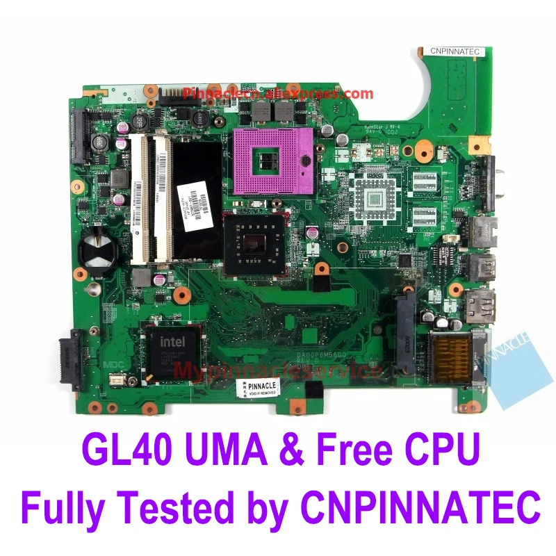 

577997-001 Free CPU Motherboard for HP G61 Compaq Presario CQ61 DAOOP6MB6D0