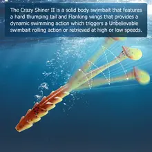 12pcs Crazy Shiner II Fishing Lures #3