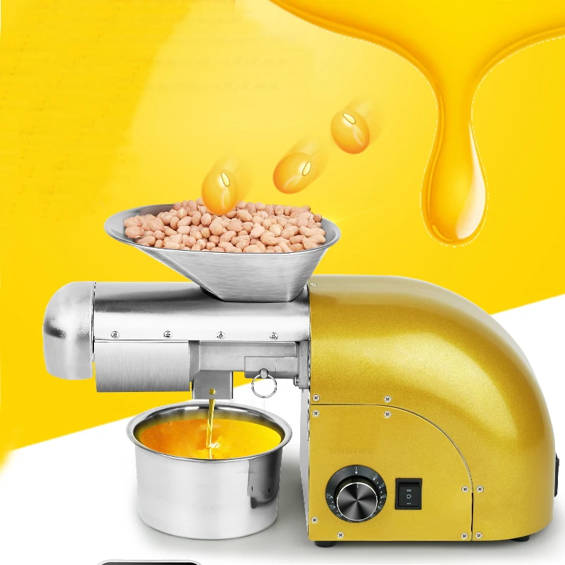 Oil Cold Press Machine Hard Seeds Hot 1800W Coconut Inca Sesame Peanut Squeeze