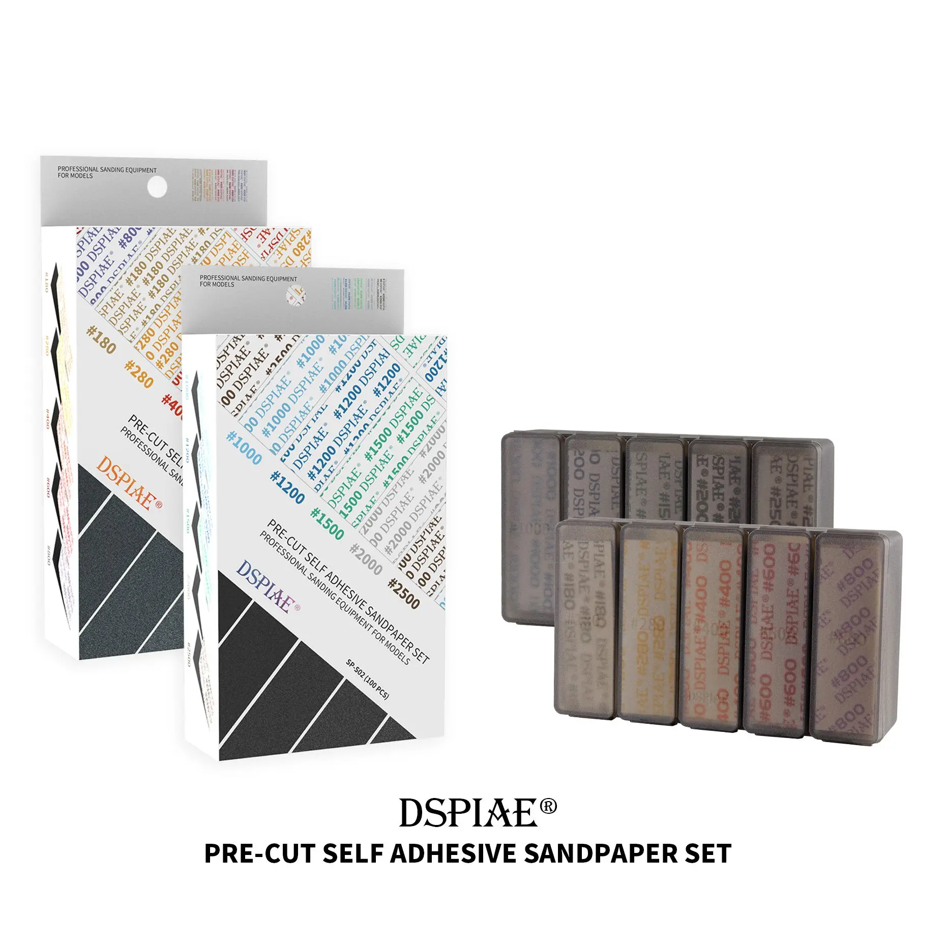 Dspiae Sp-s Pré-corte Conjunto de Lixa Autoadesiva