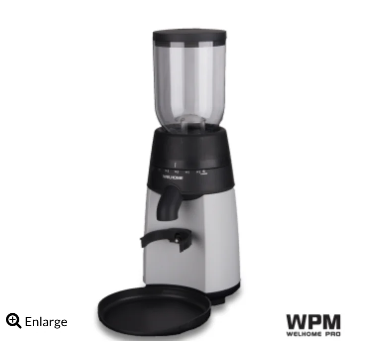 220V Conical Burr Coffee Grinder WELHOME ZD-12 Bean Grinding Machine Coffee Automatic Mill