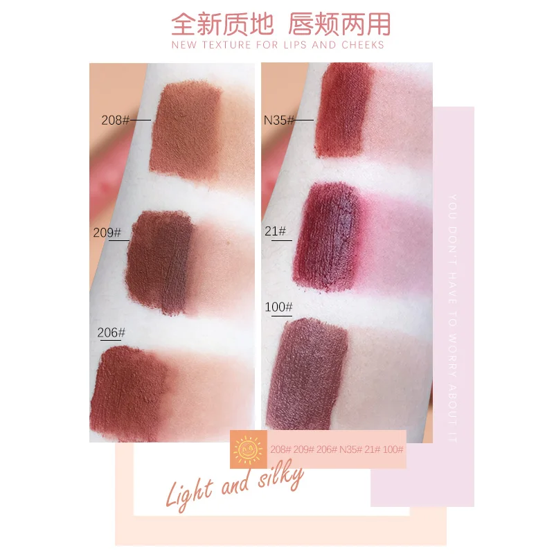 Air Velvet-mist Smooth Matte Lipstick For Lip Long Lasting Professional Makeup High Quality Waterproof Beauty Lip Glaze Cosmetic