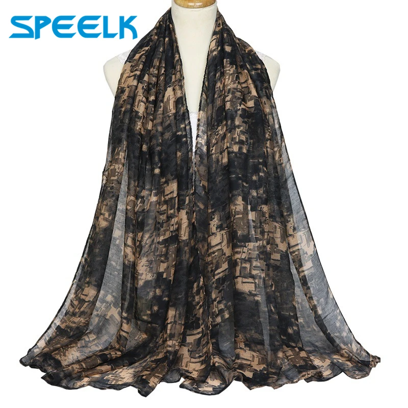 New Brand High Quality Bali Yarn Warm Scarves Women Autumn Winter Printed Shawl And Wraps Female Plain Cotton Hijab Stoles Scarf