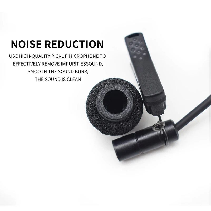 Canfon Omnidirectional Lavalier Condenser Microphone Compatible for RODE Wireless GO 2.4G Wireless System