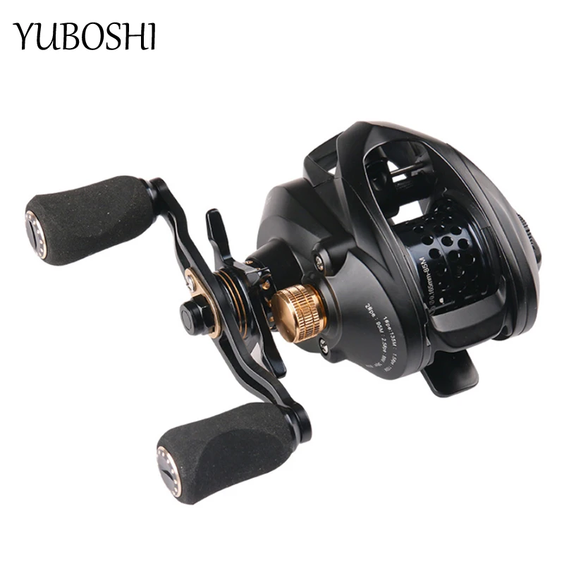 

YUBOSHI 7.2:1 AKS Series Fishing Reel EVA Grip Left/Right Hand 6+1BB Baitcasting Reel Saltwater/Freshwater Fishing Tackle