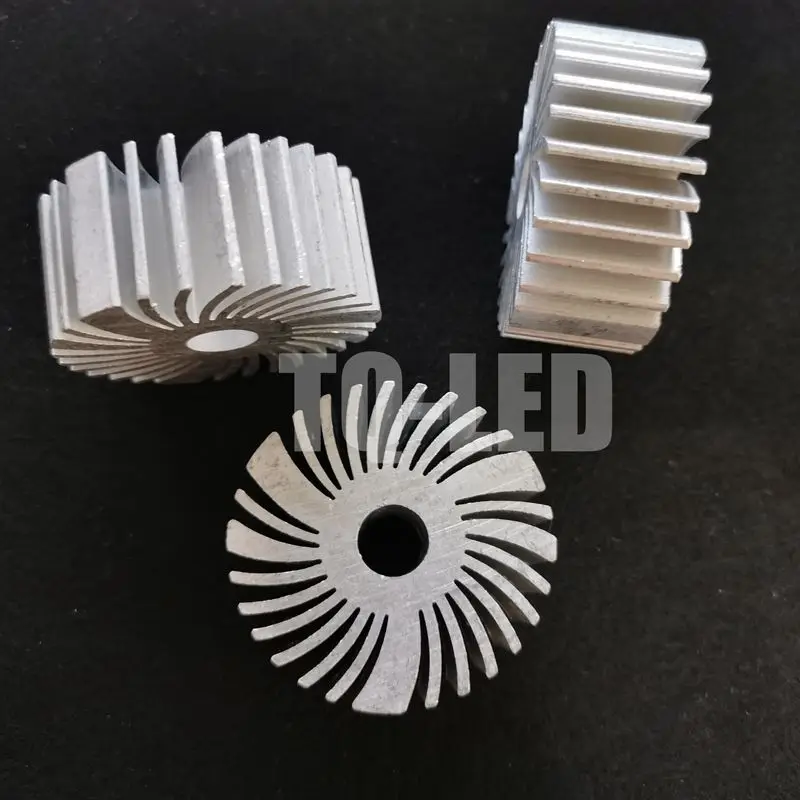 46mm Aluminum Radiator 3w 5W High Power Led Lamp Heatsink Ceiling Lamp Spotlight Downlight Radiator