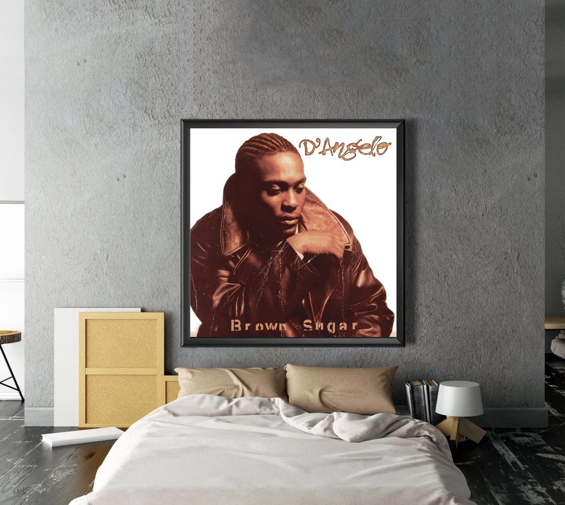 D'angelo Brown Sugar Music Album Poster Hip Hop Rapper Pop Music Sta Painting Decoration (No Frame)