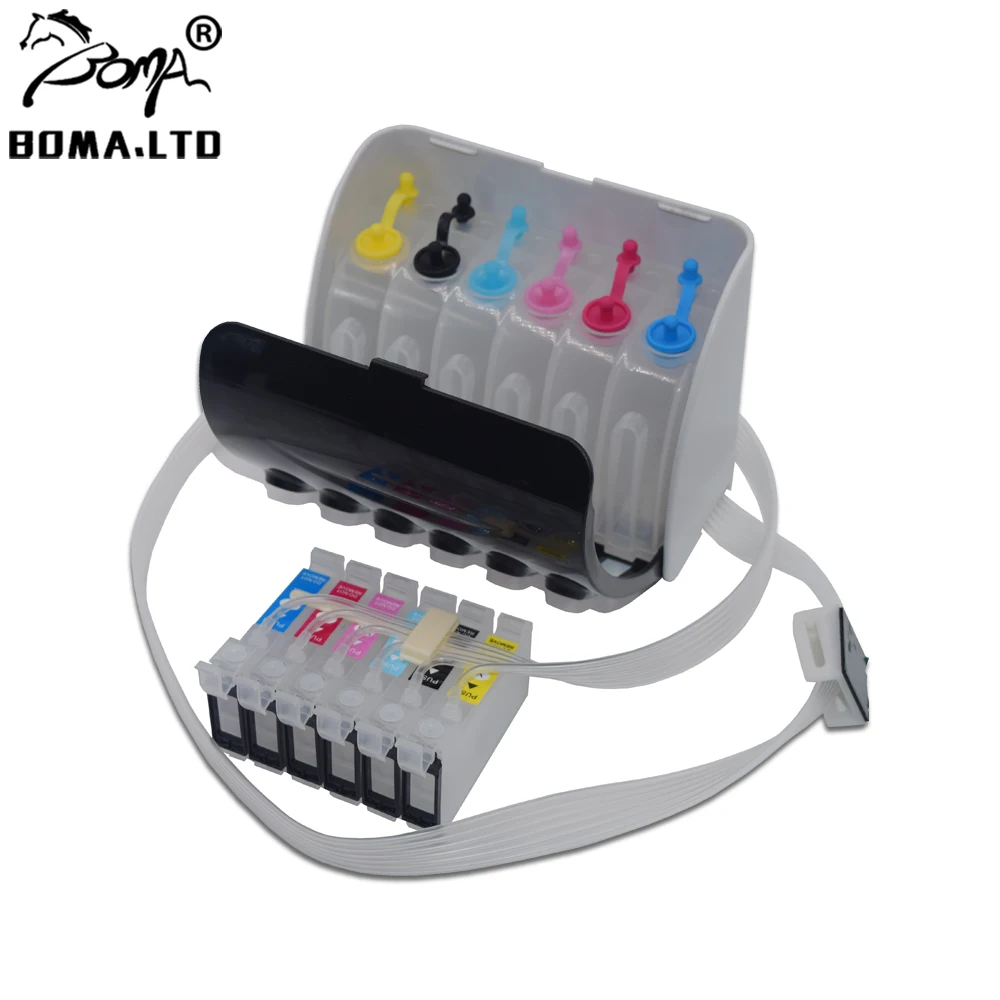 BOMA.LTD PX660 PX650 P50 T60 T50 TX650  Bulk Ink Ciss Without Chip For EPSON RX585 RX595 RX685 RX610 RX615 RX680 RX690 RX640