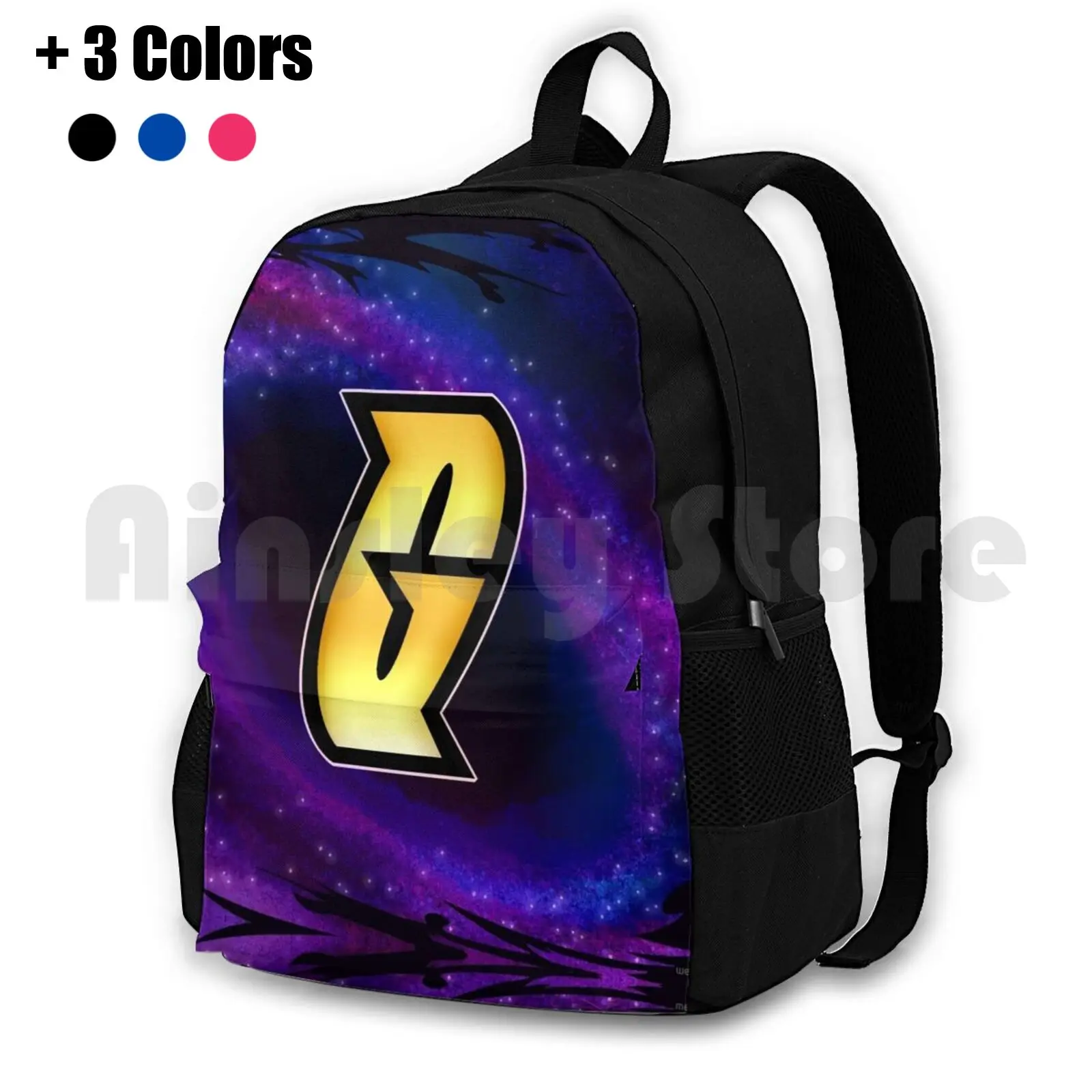 Team Galactic Logo Outdoor Hiking Backpack Riding Climbing Sports Bag Galactic Space Team Galactic Team Video Game Video Games