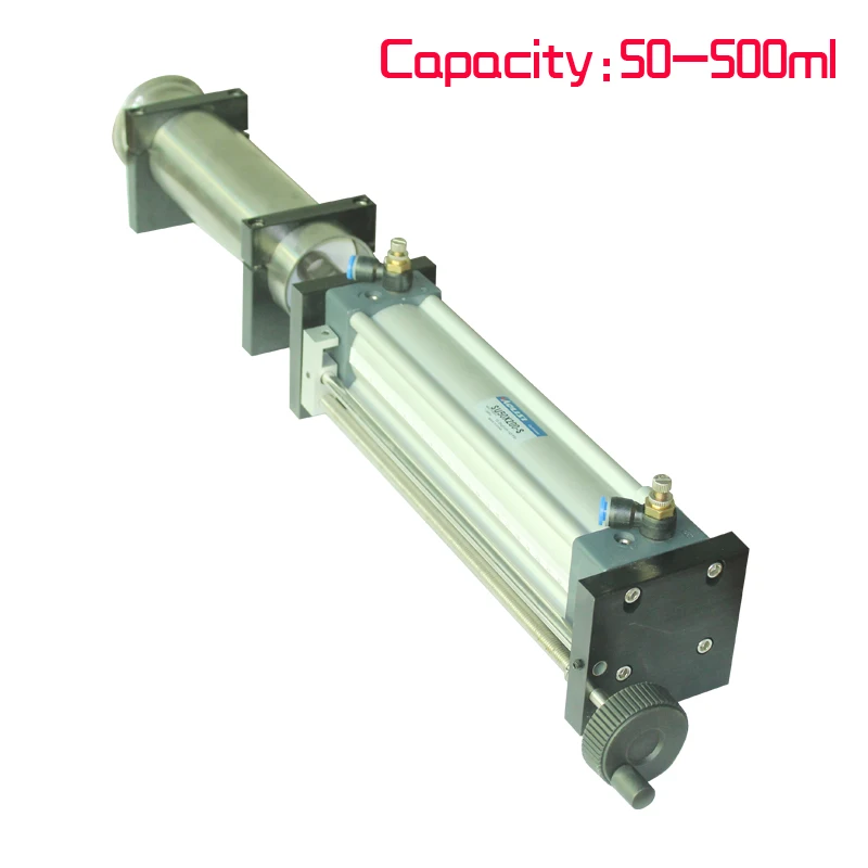 Shenlin 500ml Pistão e Seção do Cilindro Máquina de Enchimento Pneumática Principal Corpo Pistão Enchimento Peça de Reposição 50500ml Capacidade