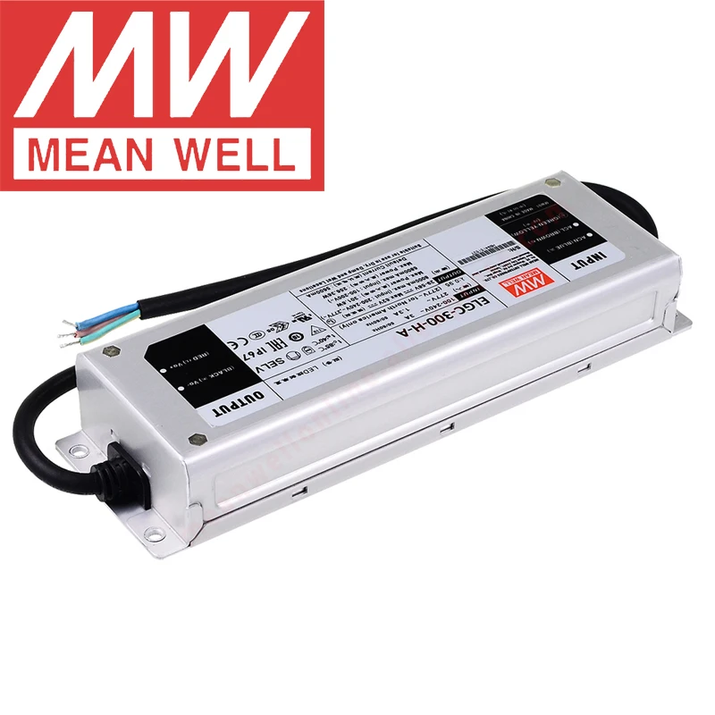 Imagem -04 - Meanwell Elgc300-h-ab Meanwell Exterior Ip67 Impermeável Led Power 5600ma 300w Modo de Energia Constante Escurecimento Led Driver