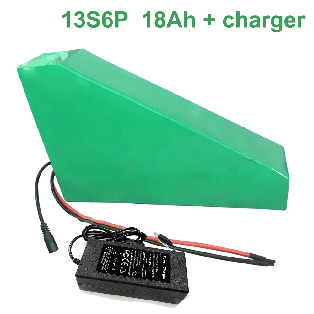 

With charger 48V 18Ah 13S6P 18650 Li-ion Battery Pack E-Bike Ebike electric bicycle Accept customization