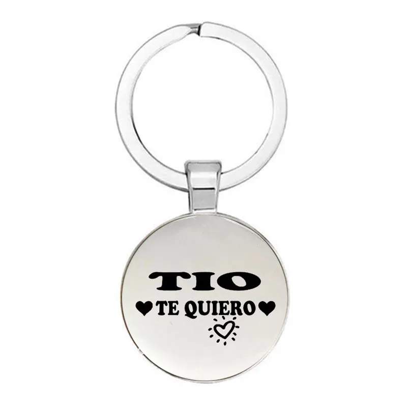Porte-clés "Tio Te Urgero", porte-clés disque lettre le plus connu, bijoux pour hommes, adapté aux ventes directes par Unmuno