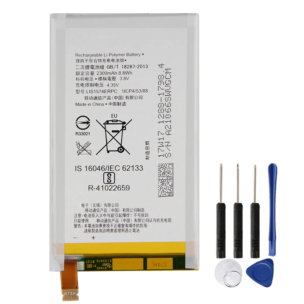 Original Replacement Battery LIS1574ERPC For SONY Xperia E4 E2003 E2033 E2105 Phone Batteries 2300mAh