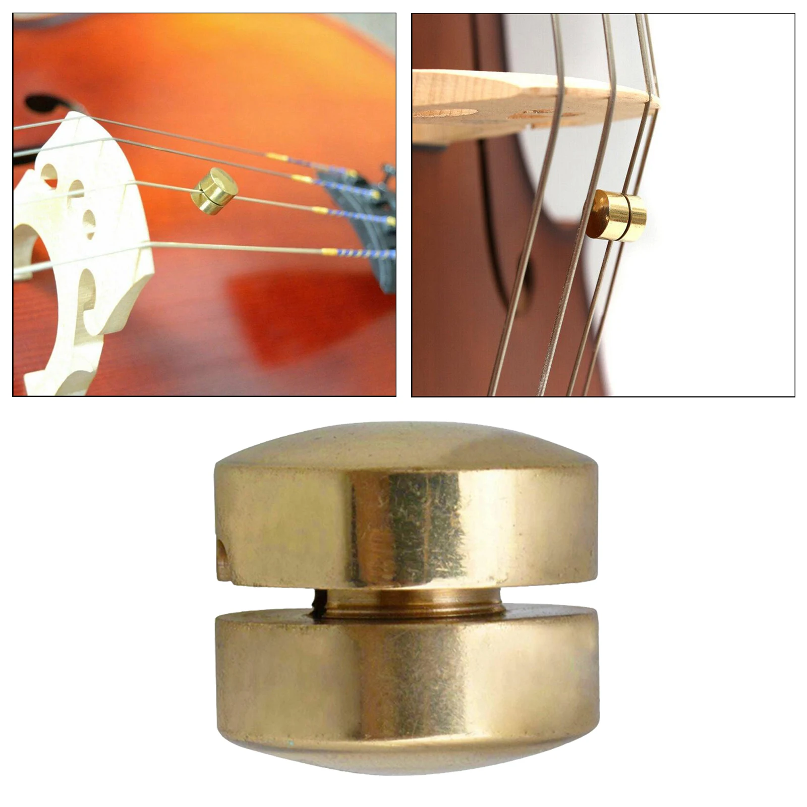 Brass Button Type 1/4-4/4 Cello Wolf Tone  for Violin Tone Adjuster Violin Parts and Accessories