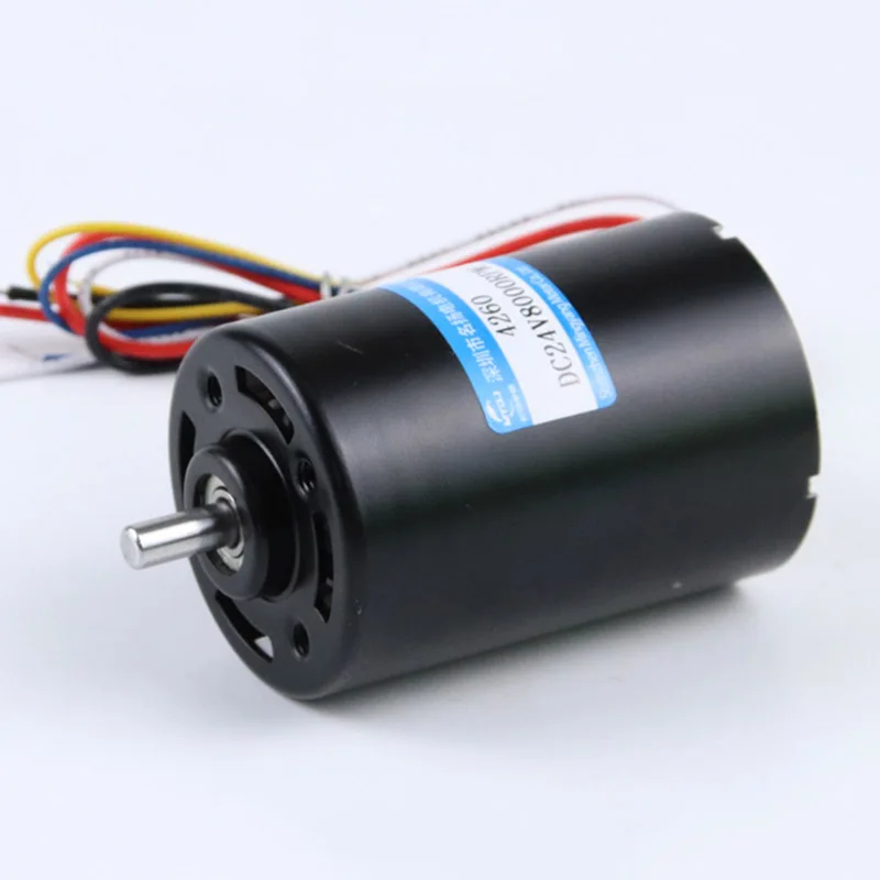 DC High Speed Brushless BLDC motor 12V 24V with Hall Driver 4260 Electric Mini Engine High Torque Six lines With brake