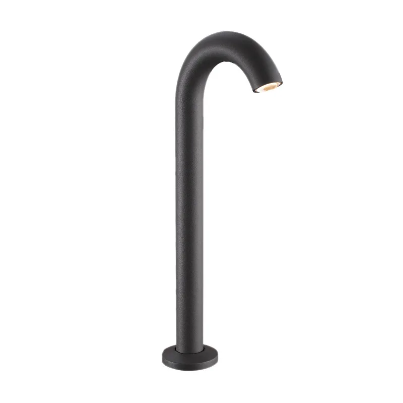 Outdoor Garden Post Lawn Pillar light Waterproof Bending Tap Spotlight landscape Road Pathway Bollard Lamps