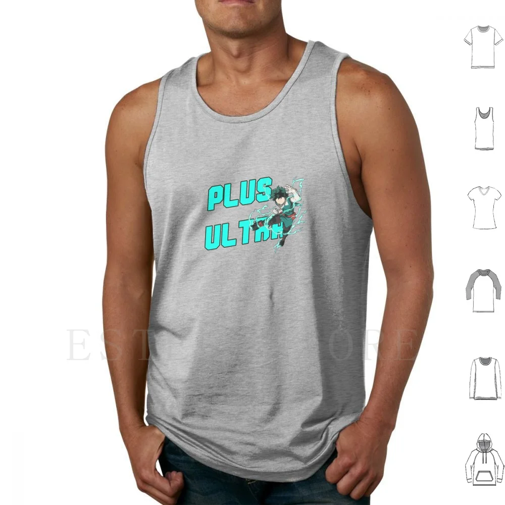 

Boku No Hero Academia Deku A.ka. Midoriya Izuku Plus Ultra Tank Tops Vest Deku Deku Plus Ultra Plus Ultra Plus Ultra Deku