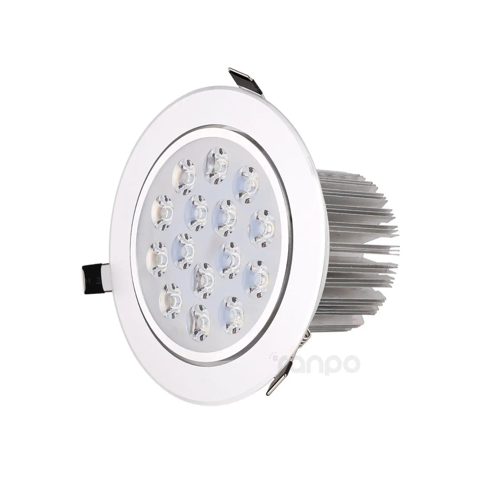 Ściemnialna lampa lampa świecąca W dół wpuszczone W sufit LED 18W 15W 3W 5W 220V 110V z dekoltem wnętrza oświetlenie punktowe domu