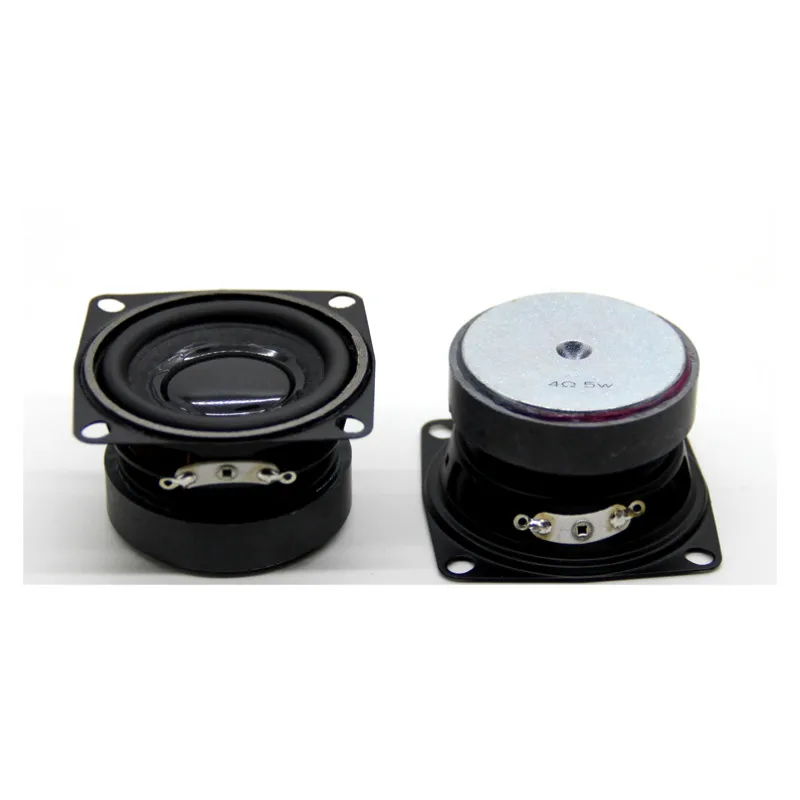 SOTAMIA 2Pcs 2 Inch Audio Speakers 4 Ohm 5W Loudspeaker DIY Woofer Multimedia Home Theater Mini Blutooth Speaker