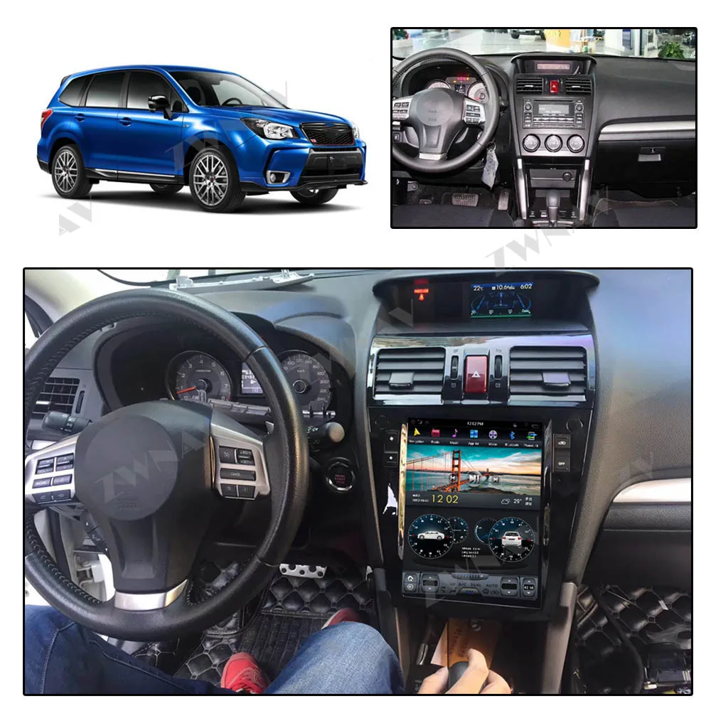 

Автомобильный мультимедийный плеер для Subaru Forester 2013-2018 PX6 4 + 64 в стиле Tesla, Android 9,0, с экраном, GPS, аудио, радио, стерео, головное устройство