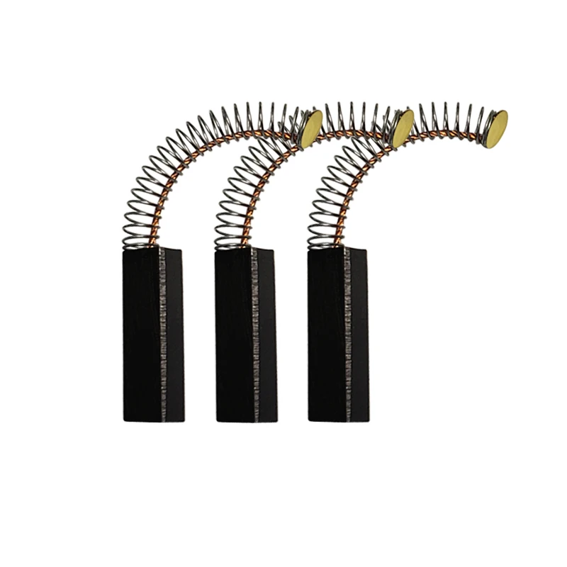 10 pezzi Mini trapano elettrico smerigliatrice sostituzione spazzole di carbone pezzi di ricambio per motori elettrici strumento rotante 6x11x32mm