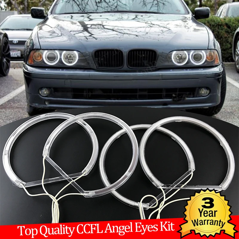 

Комплект CCFL Angel Eyes теплый белый ореол кольцо для BMW 5 серии E39 OEM 2001-2003 Demon Eye