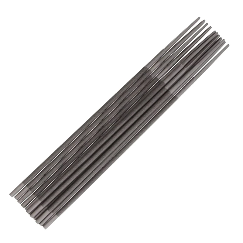 12Pcs/Set 3/16in (4.8mm) Chainsaw File Set Manual Chain Saw Blade Sharpener File