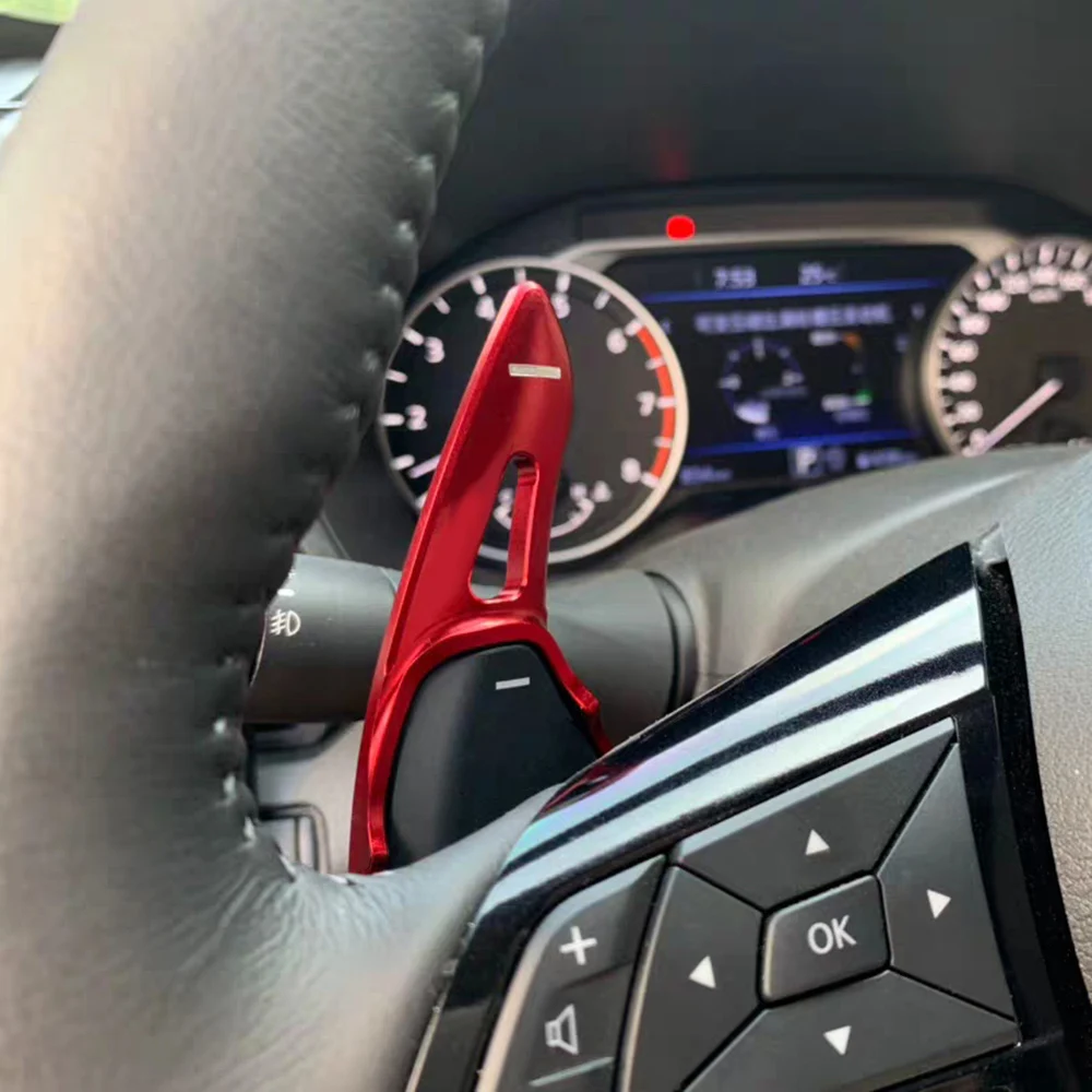 ملصق تمديد عجلة القيادة DSG لسيارة نيسان جوك باثفايندر قاشقاي روج بلاتينيوم ألتيما باترول 2025