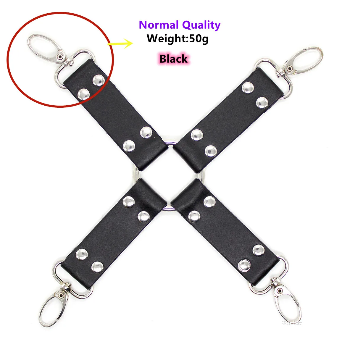 Bdsm Bondage Leather Strap Rope of Restraints Handcuffs with Cross Harness Lock for Fetish Adults Sex Games Erotic Accessories