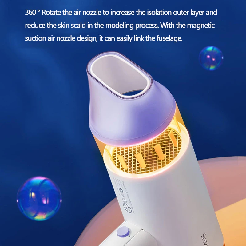 Xiaomi Youpin ShowSee พับไดร์เป่าผม A4-W สำหรับ Air 1800W Professional Bush เครื่องเป่าผมเครื่องใช้ภายในบ้าน Diffuser