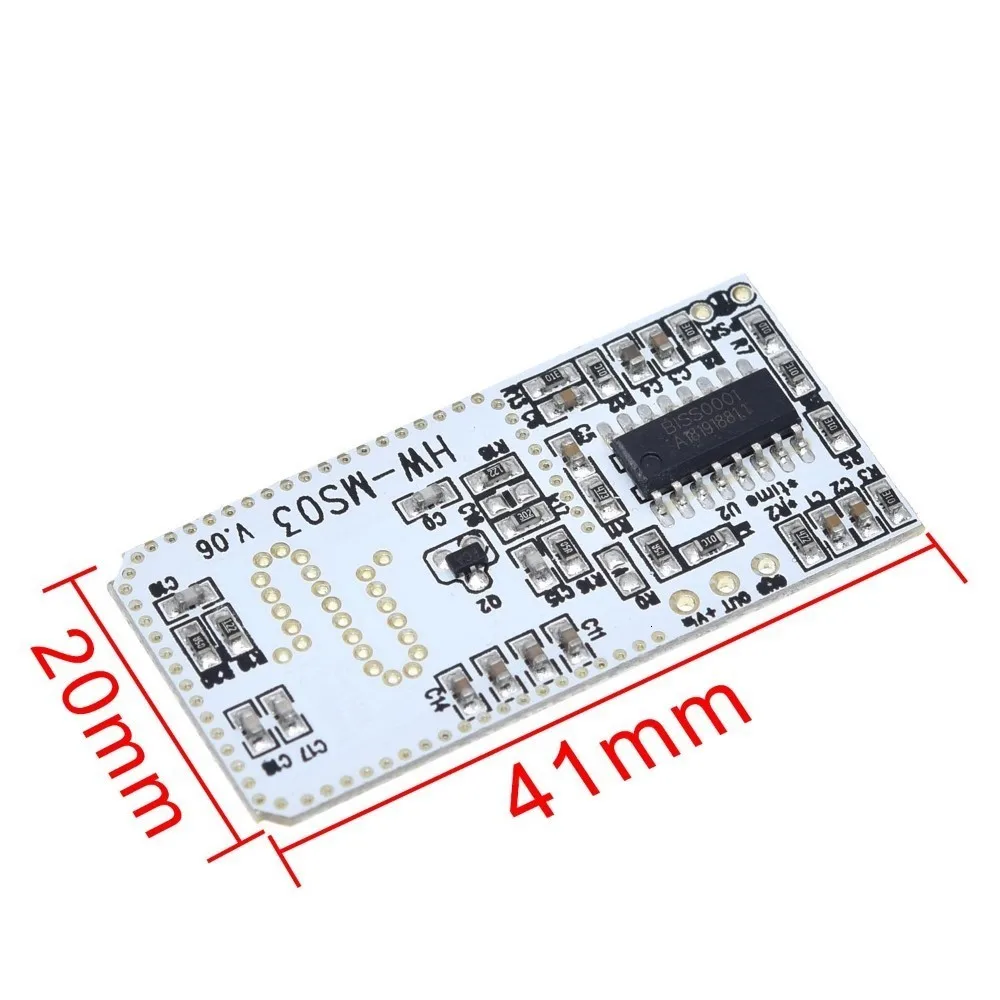 Hochleistungs-Bewegungssensormodul Radar-Bewegungssensor HW-MS03 2,4GHz bis 5,8GHz Mikrowellen-Radarmodul für Arduino – Detail 1