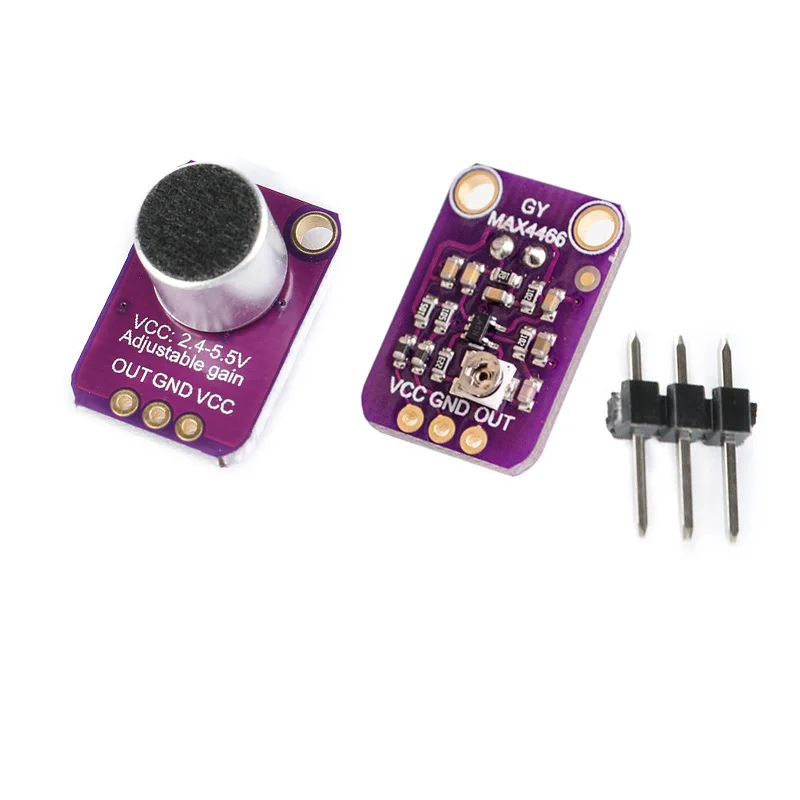 1PCS GY-MAX4466 Electret Microphone Amplifier Module MAX4466 Adjustable Gain For Arduino Good Quality