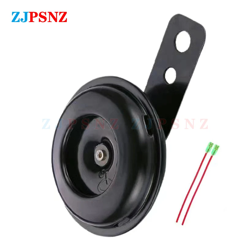 E-bike Motorcycle Electric Scooter Horn Kits 6v 12v 24v 36v 48v 60v 72v Waterproof Round Super Loud Horn Speaker Scooter Mopeds