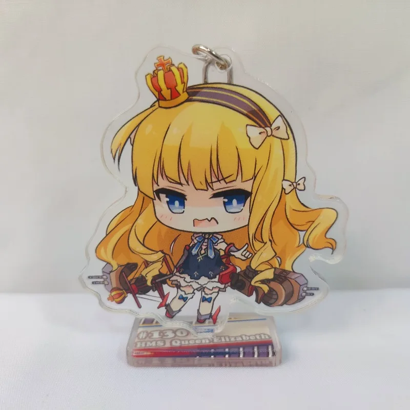 Azur Lane Figure Unicorn Acrylic Keychain Standing Sign Model Plate Desk Decor Christmas Gift Toys Anime Lovers Collection