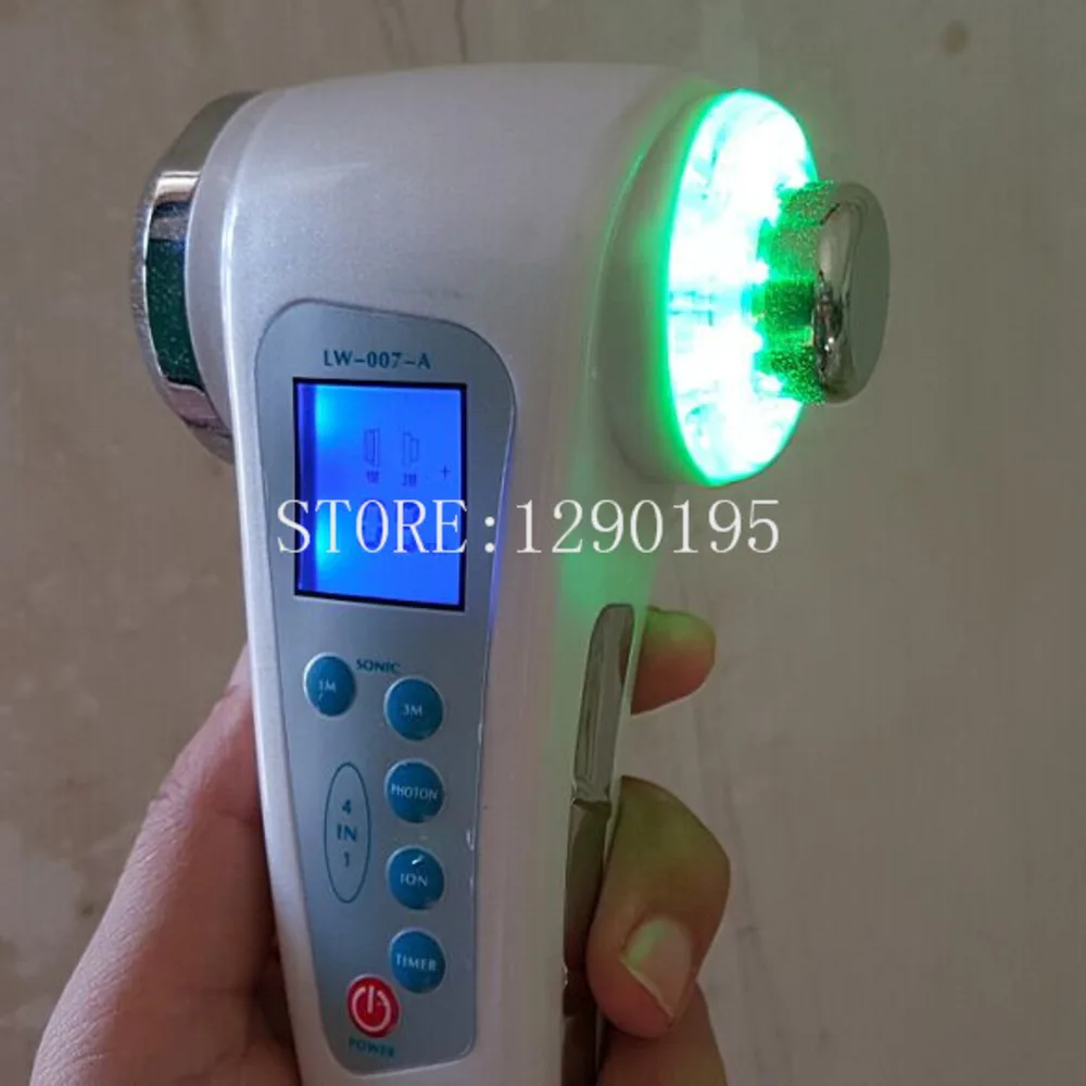 Masajeador Electrico Face Care Massageador Machine Wrinkle Acne Therapy Fisioterapia Masaje Galvanic Sonic Beauty SPA Massager