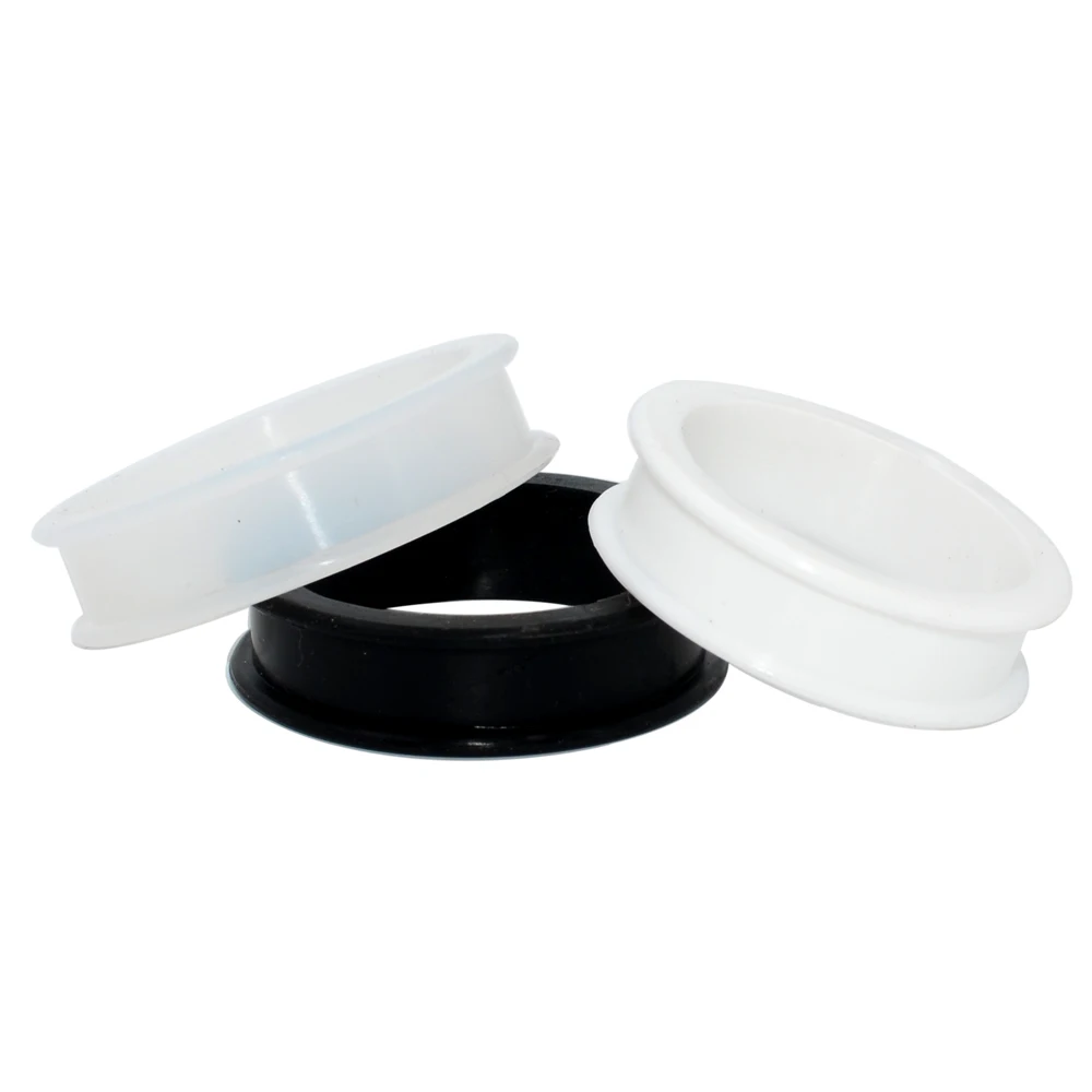 1pair Large Size Ear Silicon Ear Plugs Retainer Expander Silicone Flexi Soft Hollow Flesh Tunnel Piercing Stretchers Earrings