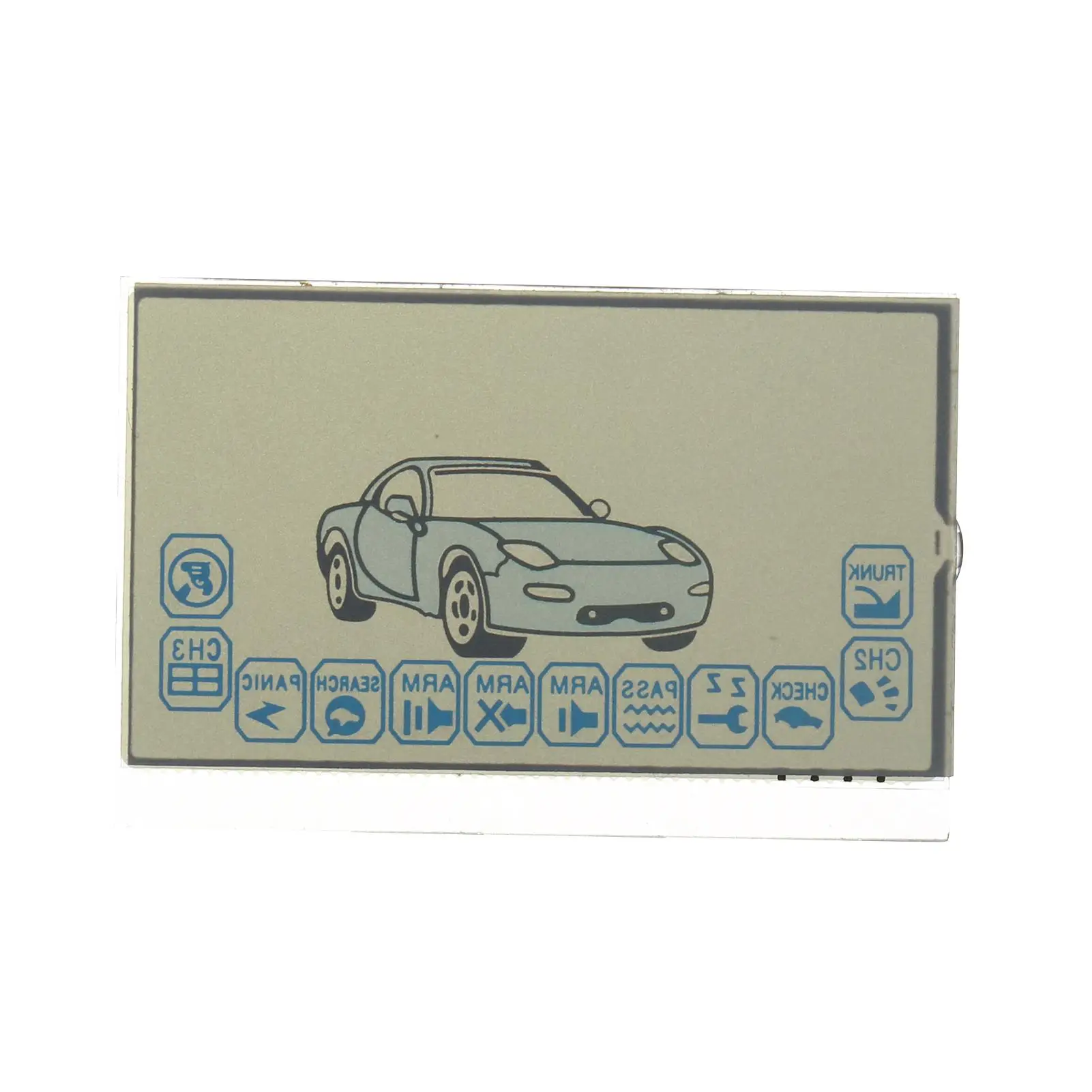 A6 LCD Display Screen for Two way Car Alarm System Starline A6 lcd Remote Control Key Fob Keychain