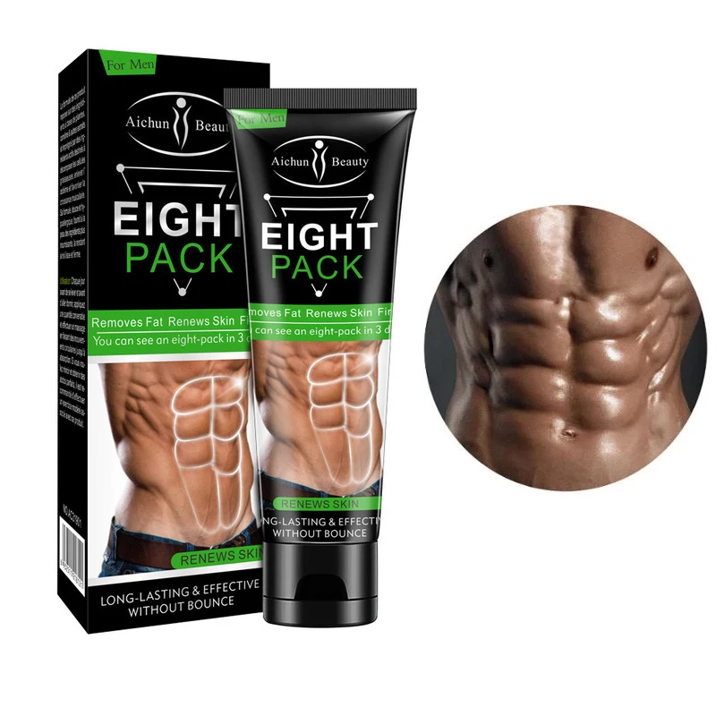 Eight Pack Abdominal Muscles Cream Waist Lines Body Sculpting Cream Fitness Belly Burning Muscle Fat Remove Weight Loss