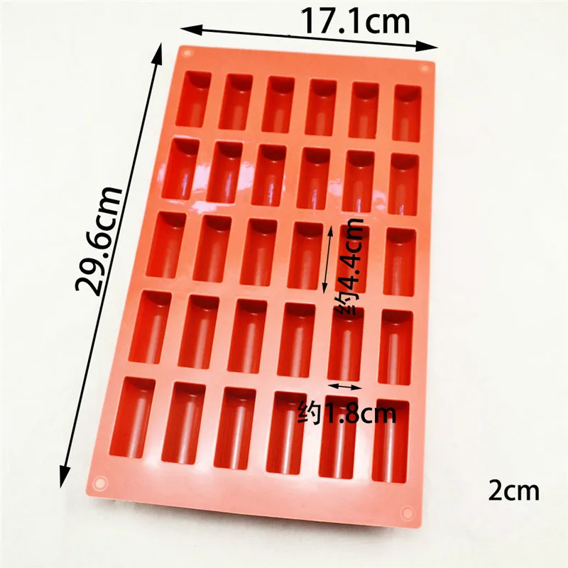 30 Holes Silicone Cake Mold Chocolate DIY Cake Baking Decorating Tools Desserts Cakes Mould Candy Bakeware Molds Mini Cake Pan