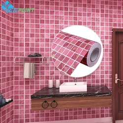 Thicken Kitchen Oil-Proof Film Stovetop Tile Waterproof Self-Adhesive Wallpaper Balcony Bathroom Mosaic Renovation Wall Stickers
